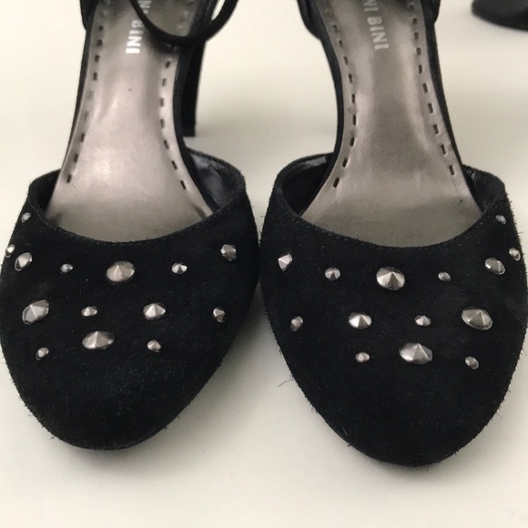 Gianni Bini Shoes - Black suede studded heels by Gianni Bini